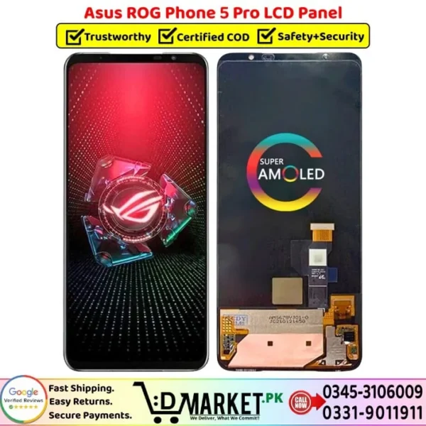 Asus ROG Phone 5 Pro LCD Panel Price In Pakistan