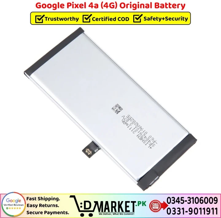 Google Pixel 4a 4G Original Battery Price In Pakistan- Google Pixel 4a 4G Original Battery - Image 2