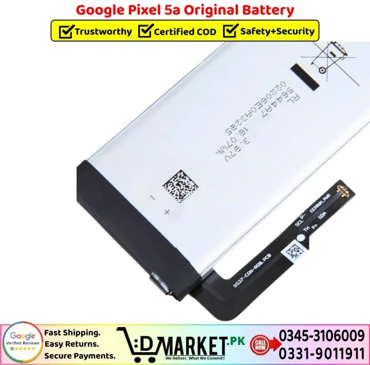 Google Pixel 5a Original Battery Price In Pakistan--- Google Pixel 5a Original Battery Price In Pakistan