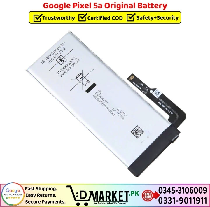 Google Pixel 5a Original Battery Price In Pakistan- Google Pixel 5a Original Battery - Image 2