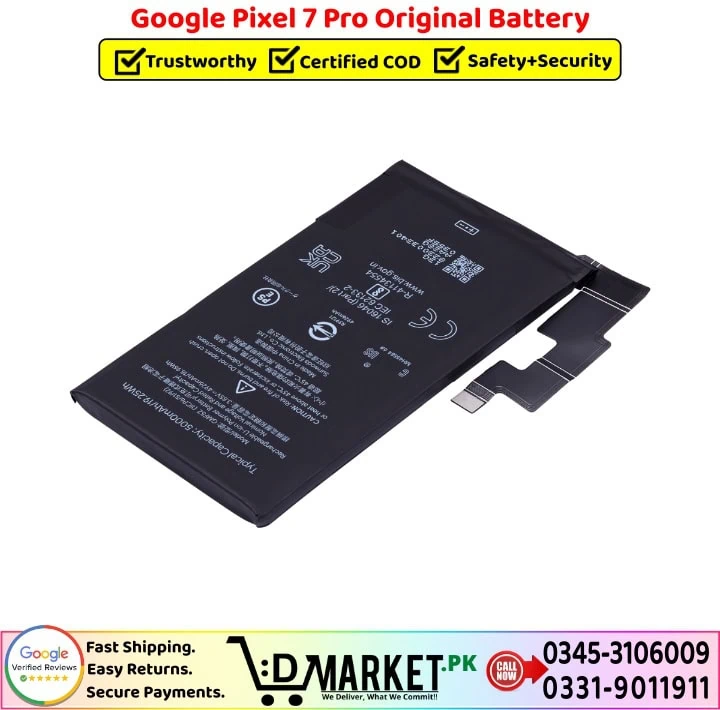 Google Pixel 7 Pro Original Battery Price In Pakistan-- Google Pixel 7 Pro Original Battery Price In Pakistan