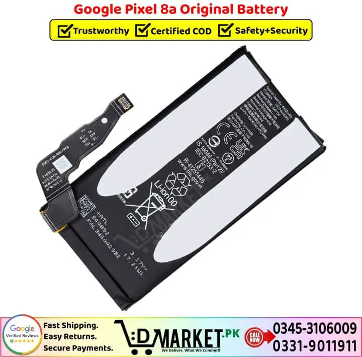 Google Pixel 8a Original Battery Price In Pakistan--- Google Pixel 8a Original Battery Price In Pakistan