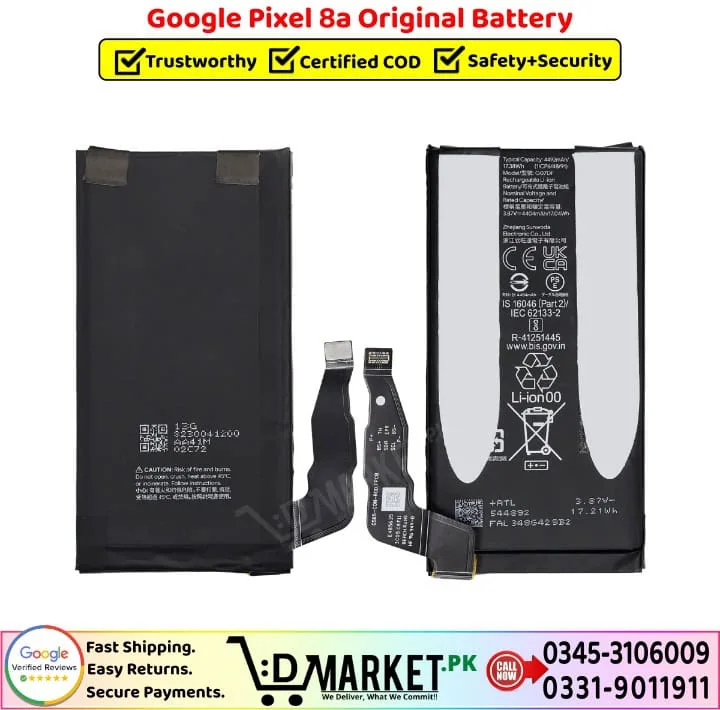 Google Pixel 8a Original Battery Price In Pakistan-- Google Pixel 8a Original Battery Price In Pakistan