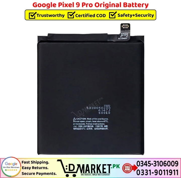 Google Pixel 9 Pro Original Battery Price In Pakistan- Google Pixel 9 Pro Original Battery - Image 2
