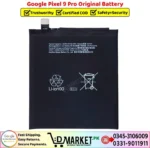 Google Pixel 9 Pro Original Battery Price In Pakistan