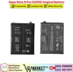 Oppo Reno 8 Pro Original Battery Price In Pakistan