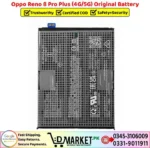 Oppo Reno 8 Pro Plus Original Battery Price In Pakistan