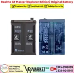 Realme GT Master Explorer Edition Original Battery Price In Pakistan
