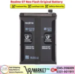 Realme GT Neo Flash Original Battery Price In Pakistan