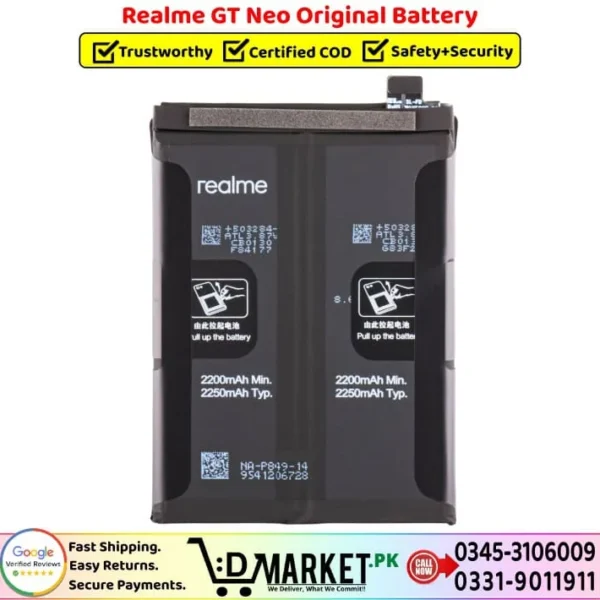 Realme GT Neo Original Battery Price In Pakistan