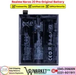 Realme Narzo 20 Pro Original Battery Price In Pakistan