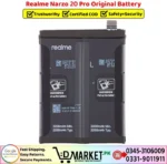 Realme Narzo 20 Pro Original Battery Price In Pakistan