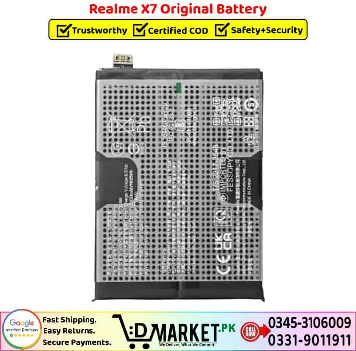Realme X7 Original Battery Price In Pakistan- Realme X7 Original Battery Price In Pakistan