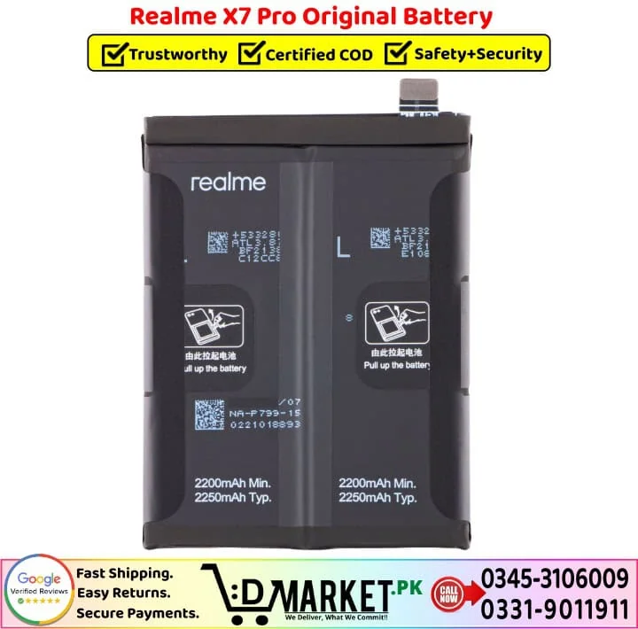 Realme X7 Pro Original Battery Price In Pakistan Realme X7 Pro Original Battery Price In Pakistan