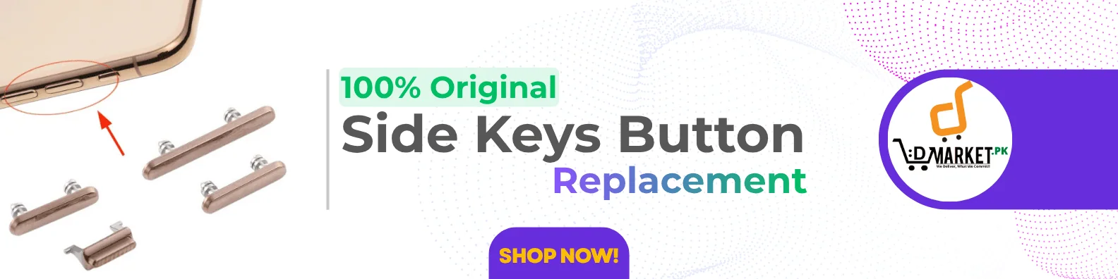 Side Keys Button Banner - DMarket.Pk