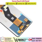 Tecno Pop 8 LCD Panel Price In Pakistan