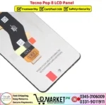 Tecno Pop 8 LCD Panel Price In Pakistan
