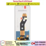 Tecno Pop 8 LCD Panel - Image 2