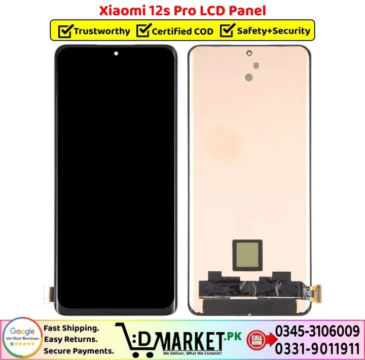 Xiaomi 12s Pro LCD Panel Price In Pakistan- Xiaomi 12s Pro LCD Panel Price In Pakistan