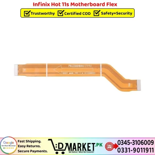 Infinix Hot 11s Motherboard Flex Price In Pakistan