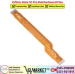 Infinix Note 10 Pro Motherboard Flex Price In Pakistan