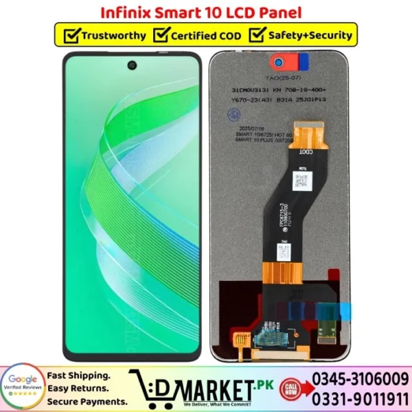 Infinix Smart 10 LCD Panel Price In Pakistan