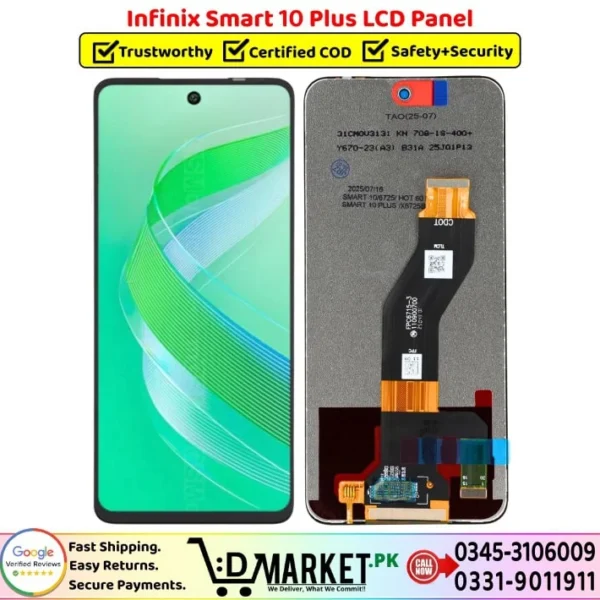 Infinix Smart 10 Plus LCD Panel Price In Pakistan