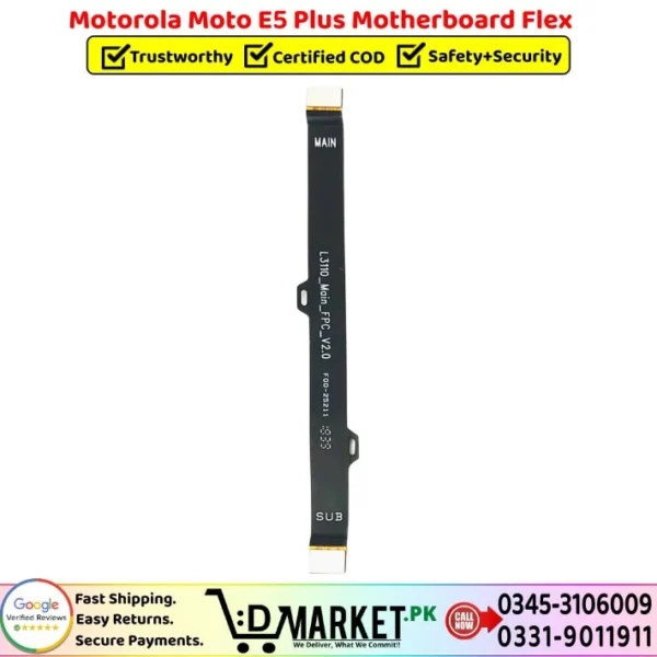 Motorola Moto E5 Plus Motherboard Flex Price In Pakistan