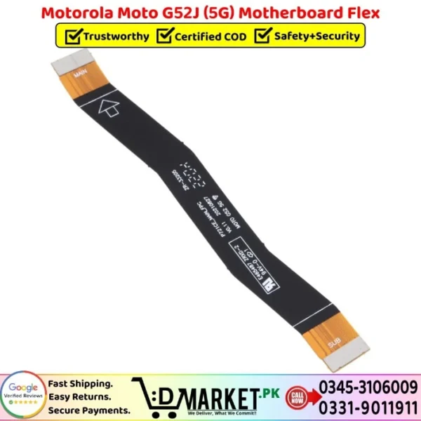 Motorola Moto G52J 5G Motherboard Flex Price In Pakistan