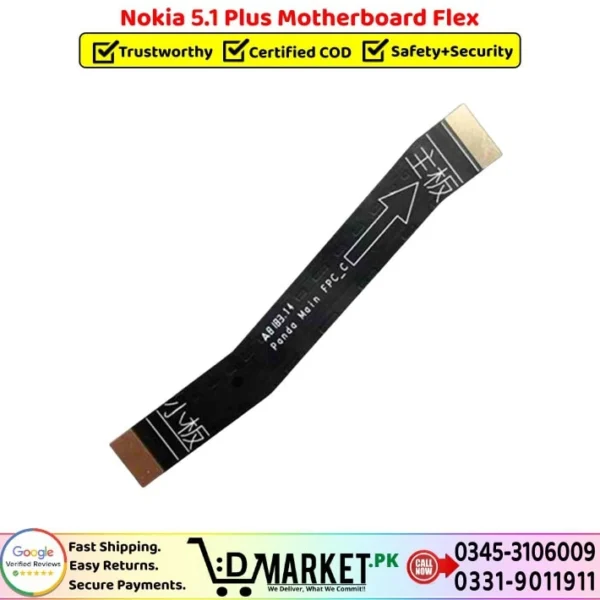 Nokia 5.1 Plus Motherboard Flex Price In Pakistan