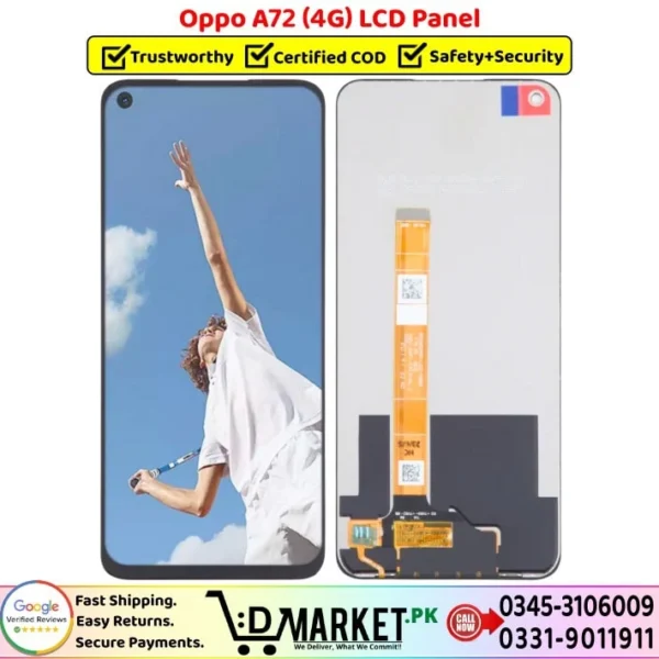 Oppo A72 LCD Panel Price In Pakistan