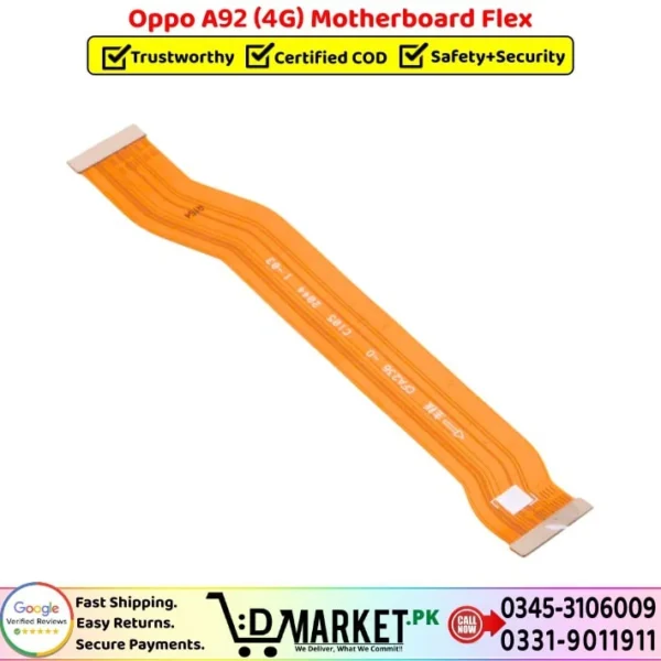 Oppo A92 4G Motherboard Flex Price In Pakistan
