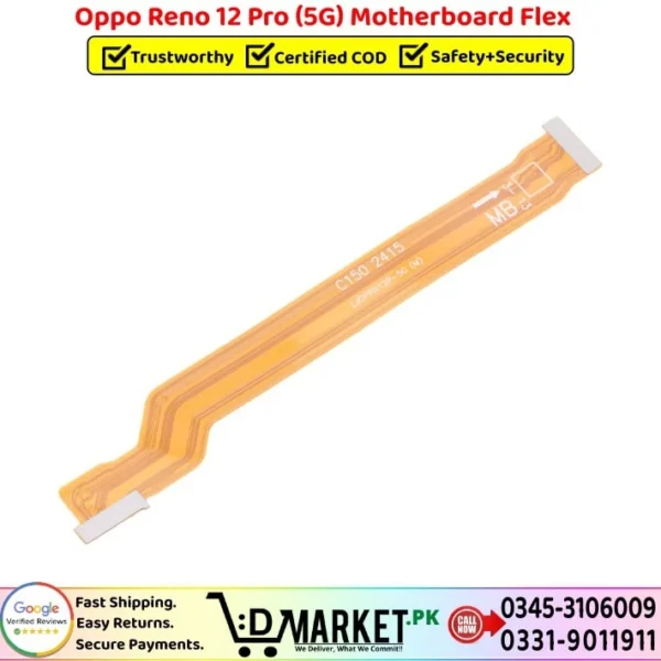 Oppo Reno 12 Pro 5G Motherboard Flex Price In Pakistan