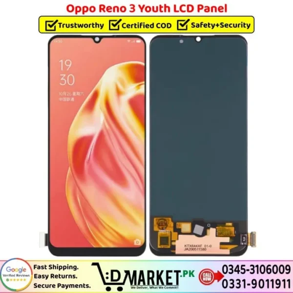 Oppo Reno 3 Youth LCD Panel Price In Pakistan