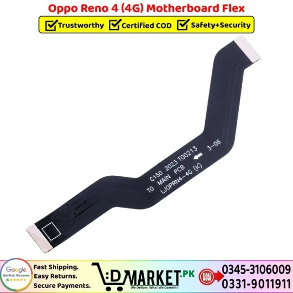 Oppo Reno 4 4G Motherboard Flex Price In Pakistan