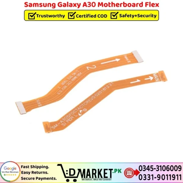 Samsung Galaxy A30 Motherboard Flex Price In Pakistan