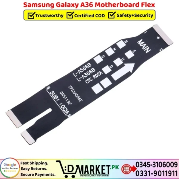 Samsung Galaxy A36 Motherboard Flex Price In Pakistan