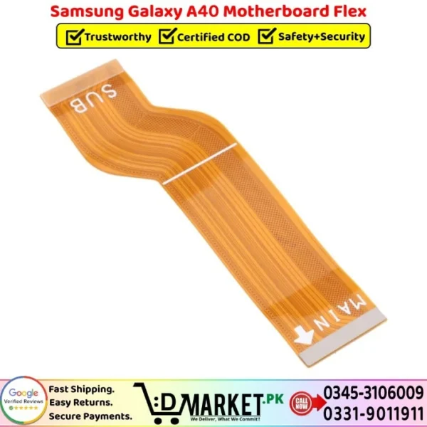 Samsung Galaxy A40 Motherboard Flex Price In Pakistan