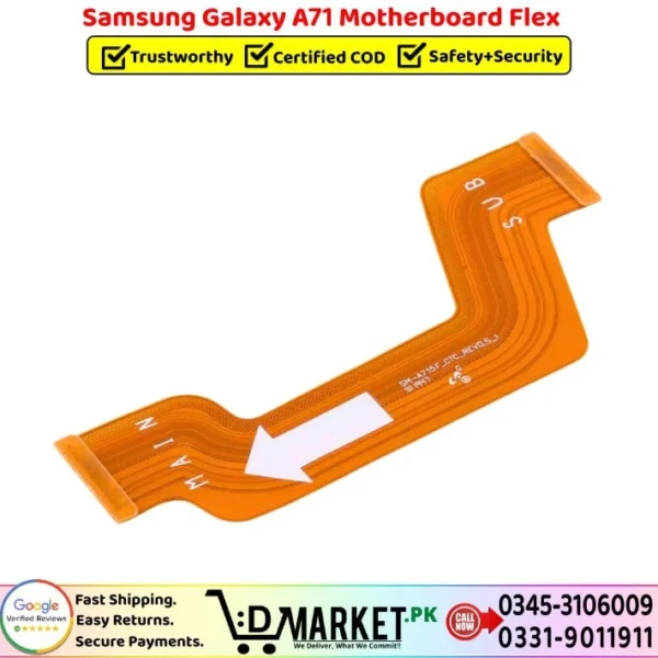 Samsung Galaxy A71 Motherboard Flex Price In Pakistan
