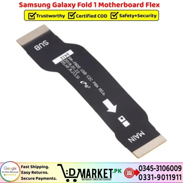 Samsung Galaxy Fold Motherboard Flex Price In Pakistan
