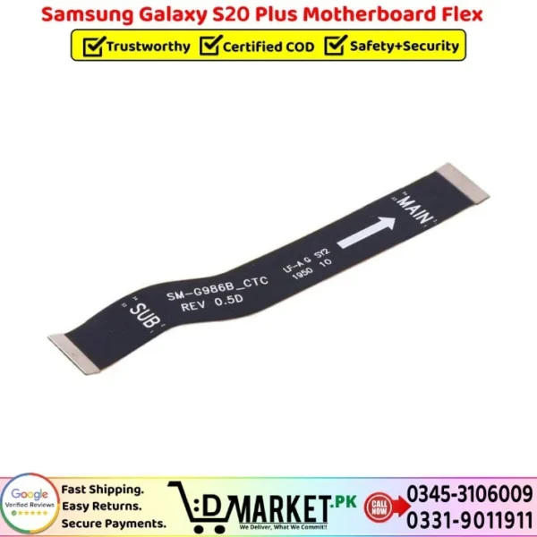 Samsung Galaxy S20 Plus Motherboard Flex Price In Pakistan