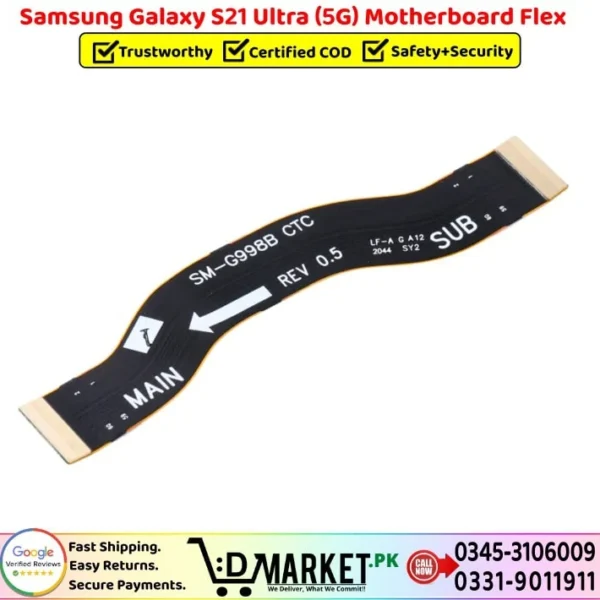 Samsung Galaxy S21 Ultra 5G Motherboard Flex Price In Pakistan