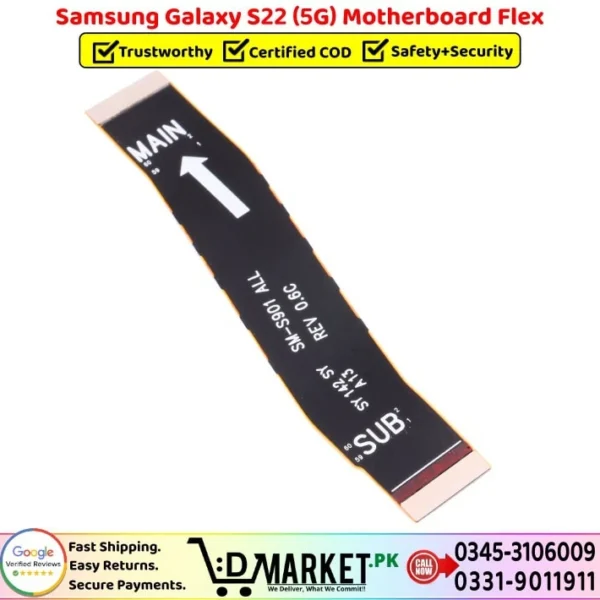 Samsung Galaxy S22 5G Motherboard Flex Price In Pakistan