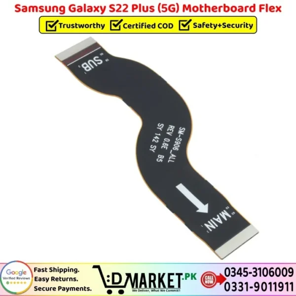 Samsung Galaxy S22 Plus 5G Motherboard Flex Price In Pakistan