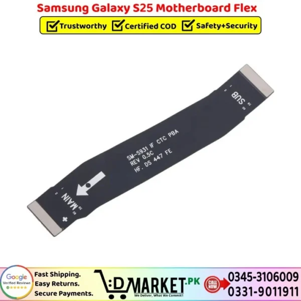 Samsung Galaxy S25 Motherboard Flex Price In Pakistan