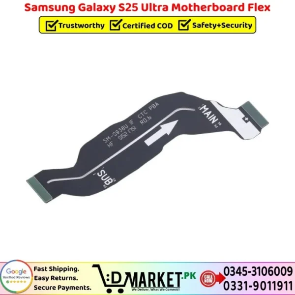 Samsung Galaxy S25 Ultra Motherboard Flex Price In Pakistan