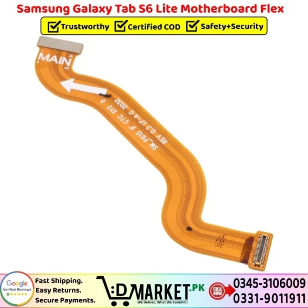 Samsung Galaxy Tab S6 Lite Motherboard Flex Price In Pakistan