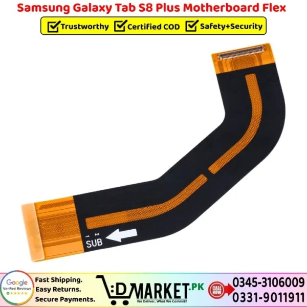 Samsung Galaxy Tab S8 Plus Motherboard Flex Price In Pakistan