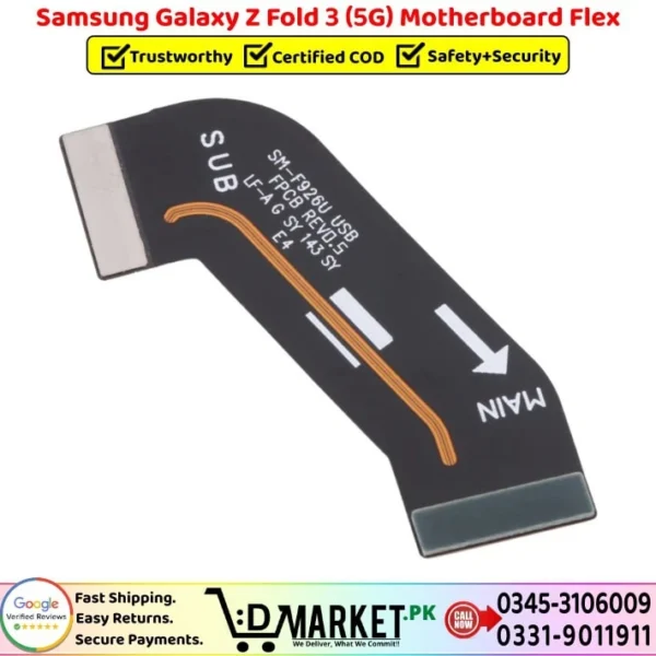 Samsung Galaxy Z Fold 3 5G Motherboard Flex Price In Pakistan