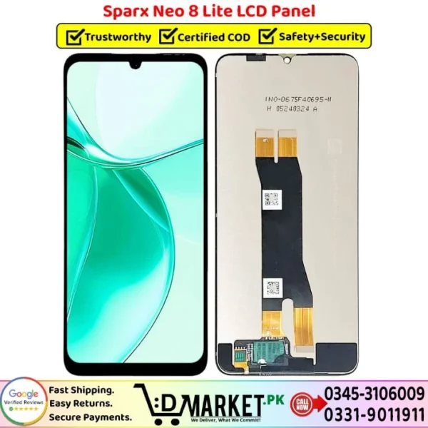 Sparx Neo 8 Lite LCD Panel Price In Pakistan